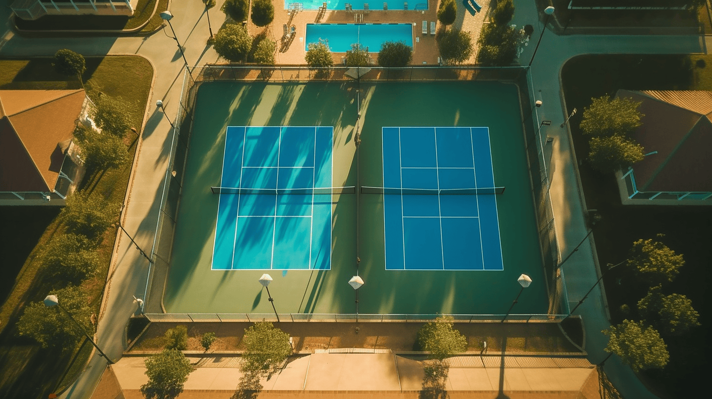 can you play pickleball on a tennis court